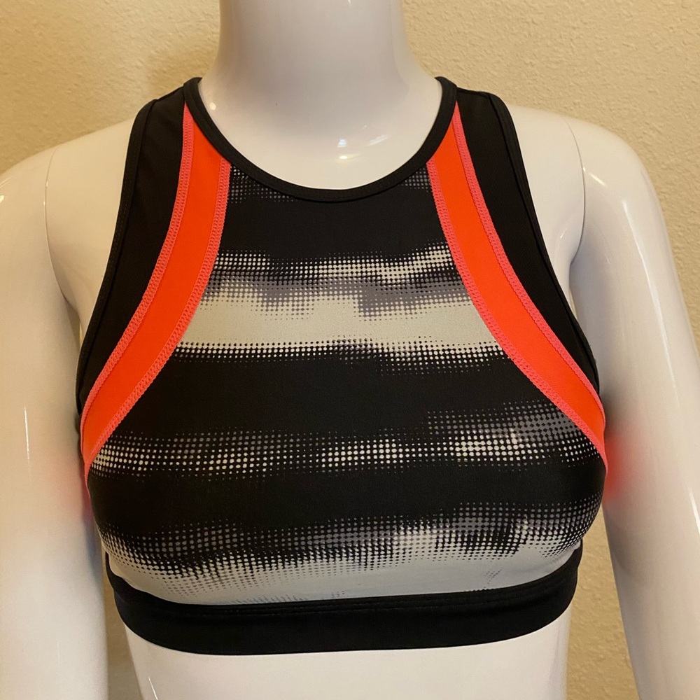 ❤️Brand new Athleta sports bra black grey and pink